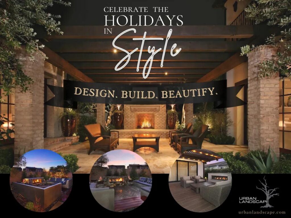 Custom waterfall and fountain enhancing luxury pool ambiance