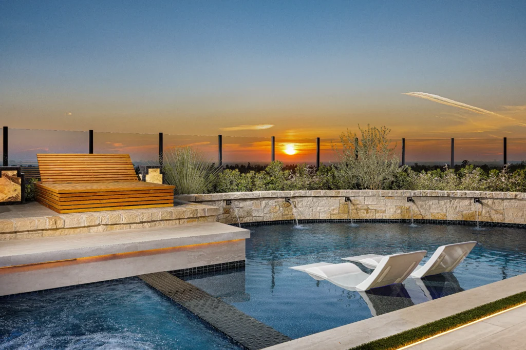 high end pool landscaping ideas